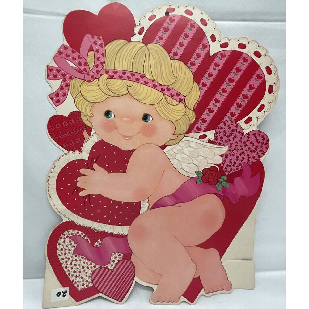 Vintage Eureka Valentine Die Cut Cupid Cutie Hard To Find
